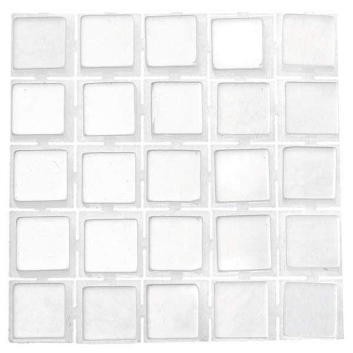 Glorex Poly-Mosaic, 5 x 5mm, weiß, 119 Stück