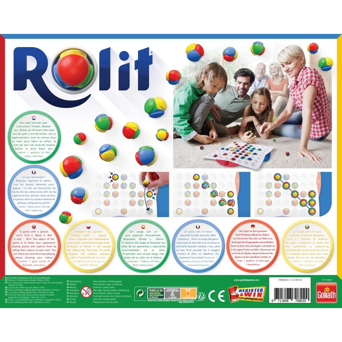 Goliath Toys Familienspiel Rolit
