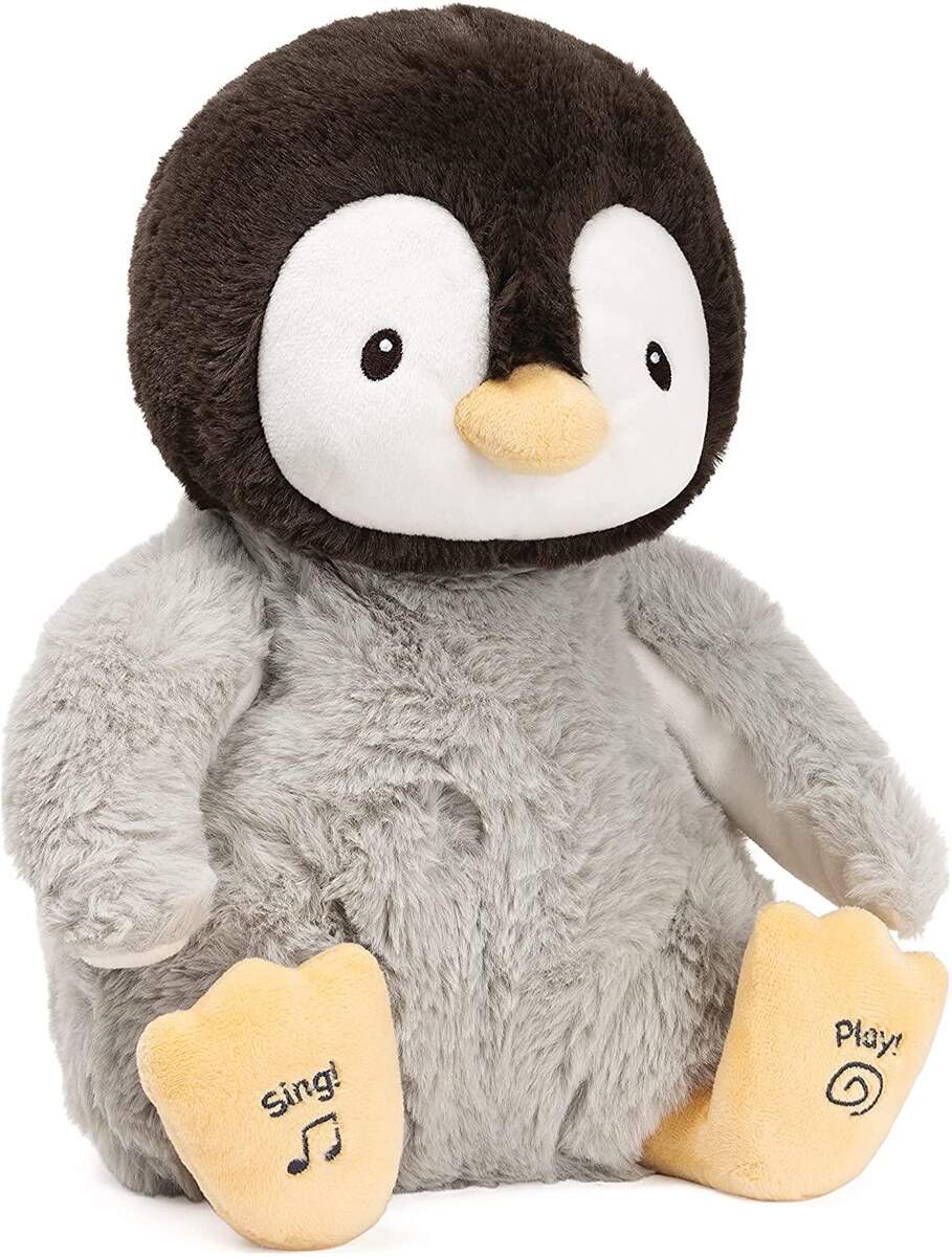 GUND Kissy, der Pinguin - singt, spricht und wirft Küsschen