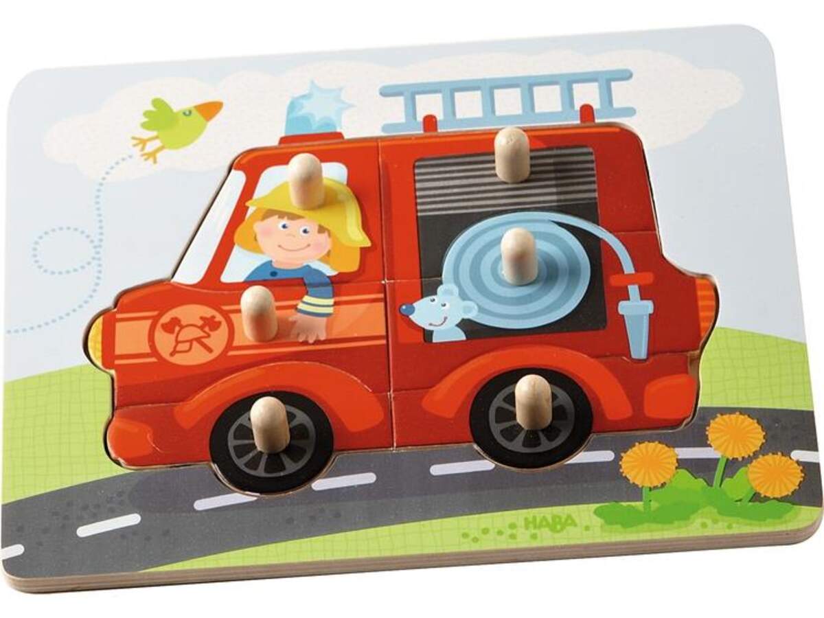 HABA 302536 Greifpuzzle Feuerwehr