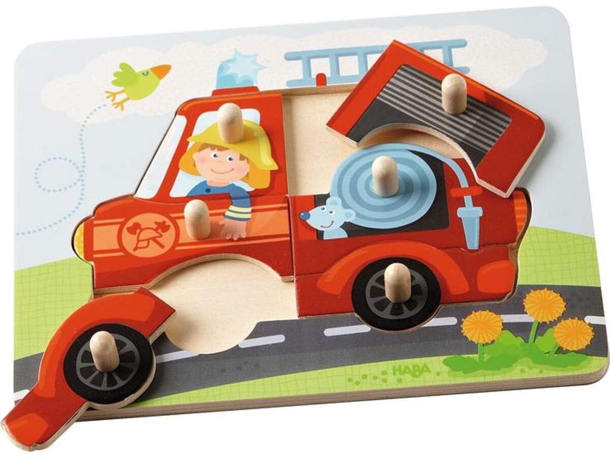 HABA 302536 Greifpuzzle Feuerwehr