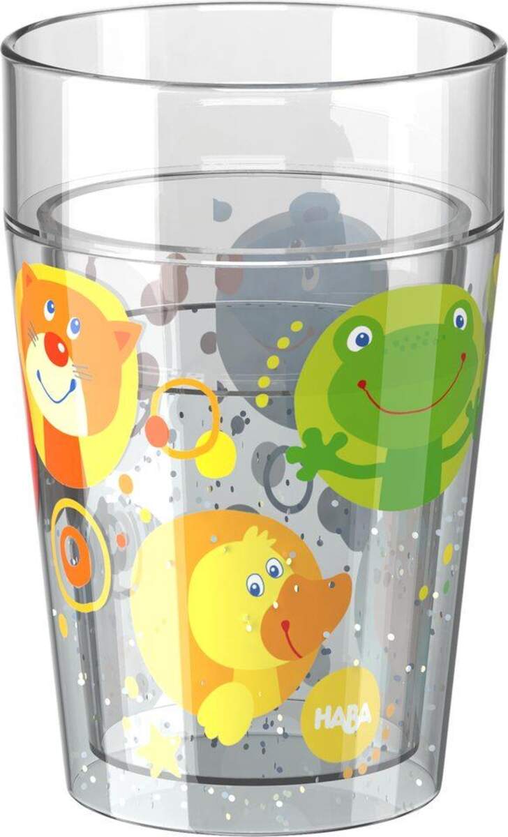 HABA 304470 Regenbogen Glitzerbecher