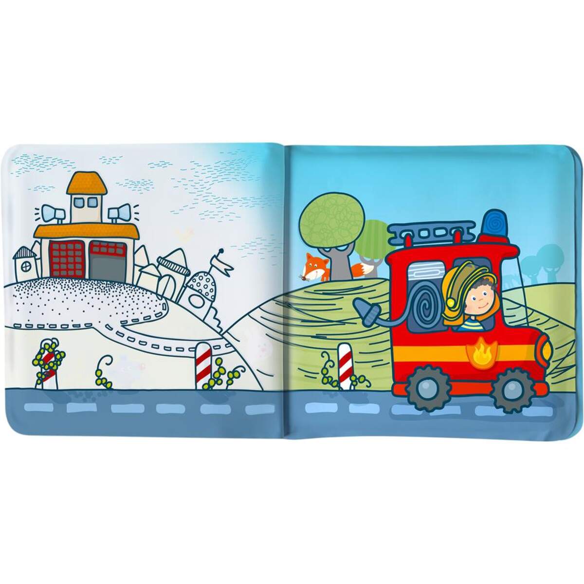 HABA 304705 Zauber-Badebuch Feuerwehr