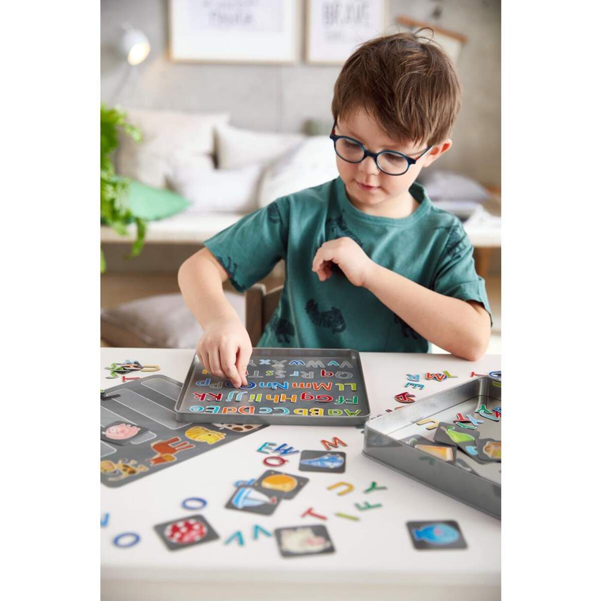 HABA 305049 Magnetspiel-Box Buchstaben