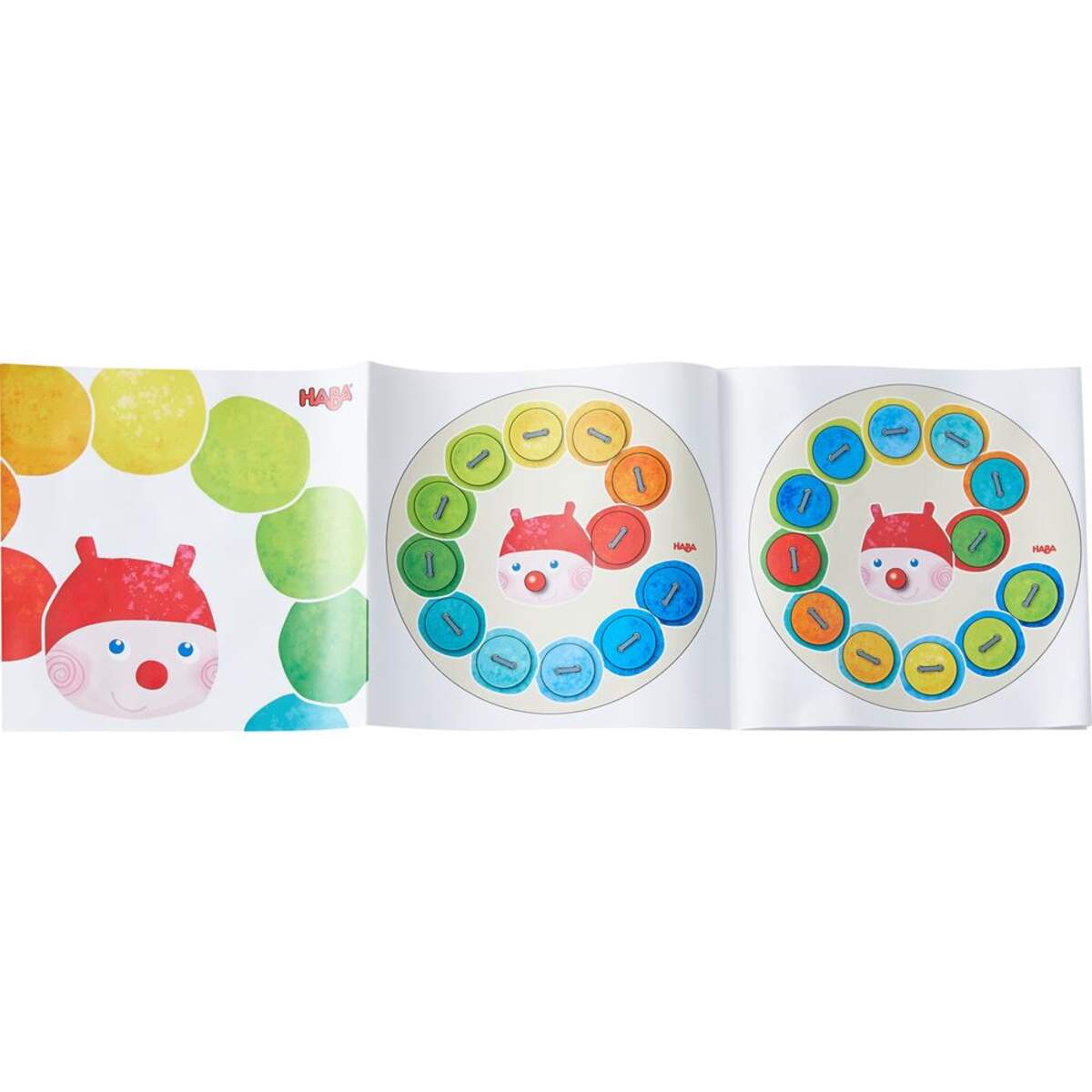 HABA 305288 Fädelspiel Regenbogenraupe