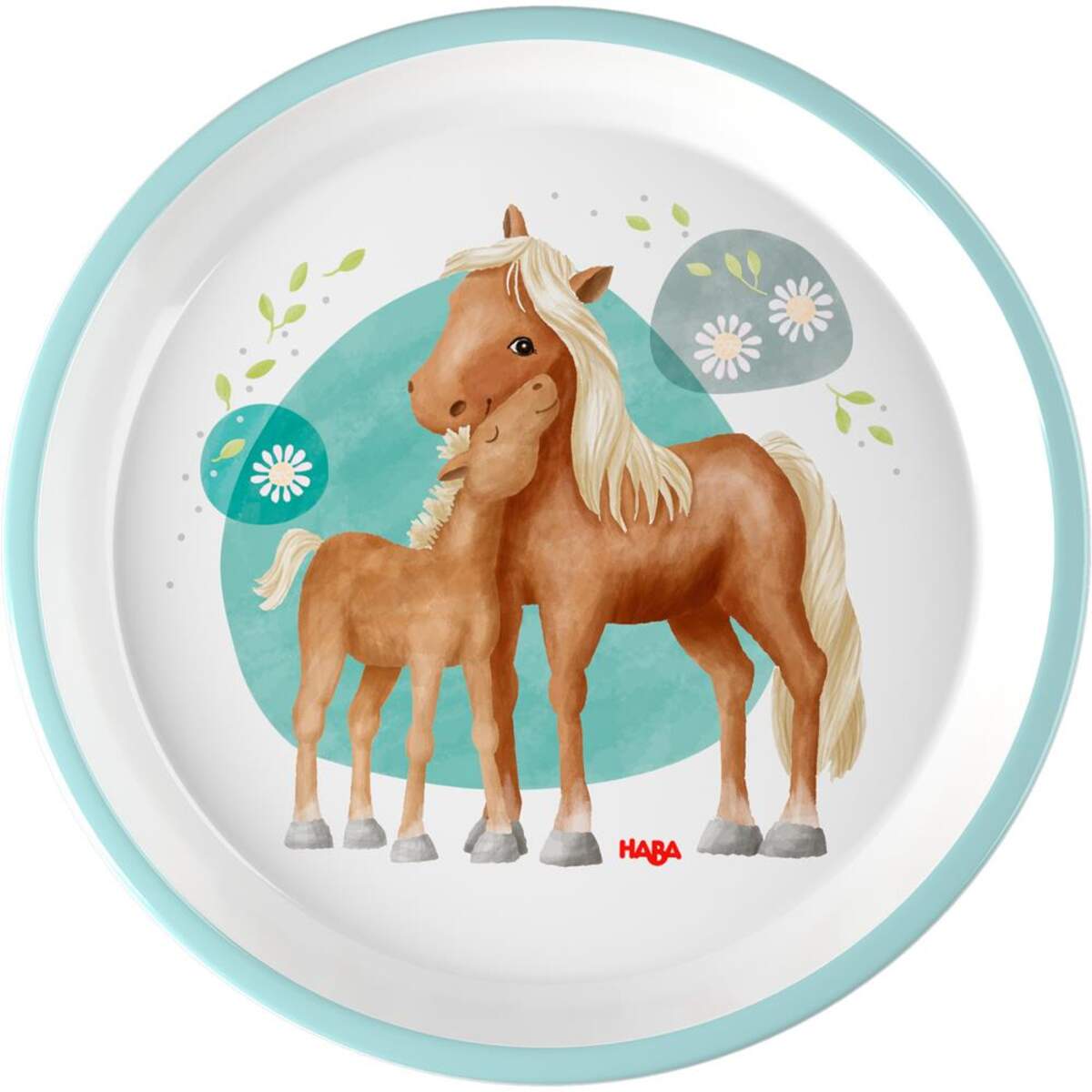 HABA 305700 Teller Pferde
