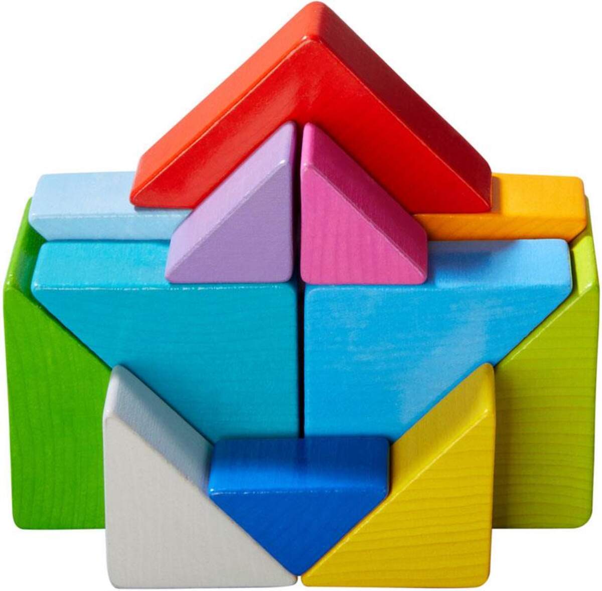 HABA 305778 3D-Legespiel Tangram-Würfel