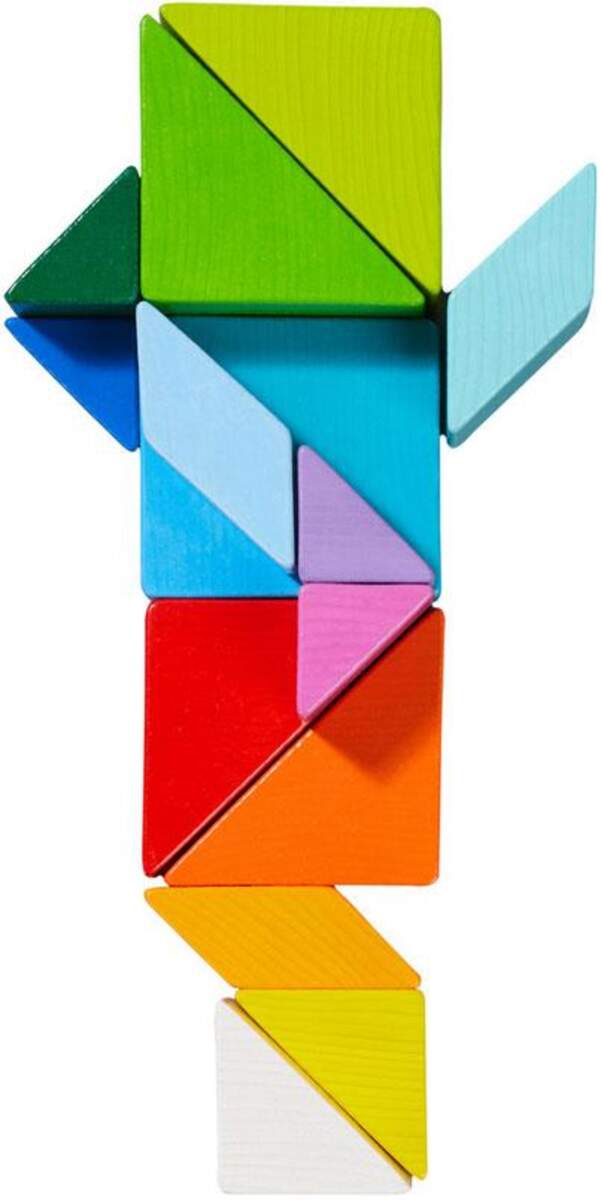 HABA 305778 3D-Legespiel Tangram-Würfel