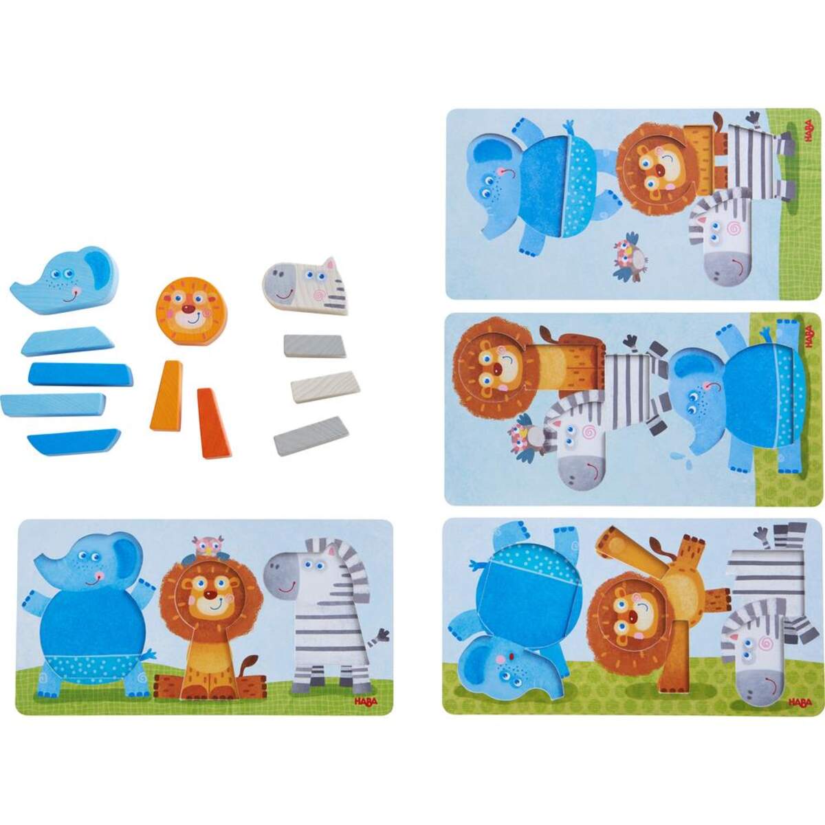 HABA 306087 Legespiel Tierisch wild