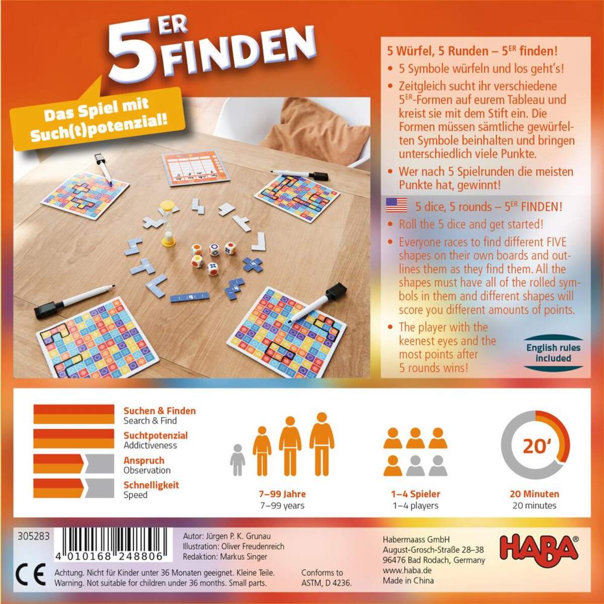 HABA 5er Finden