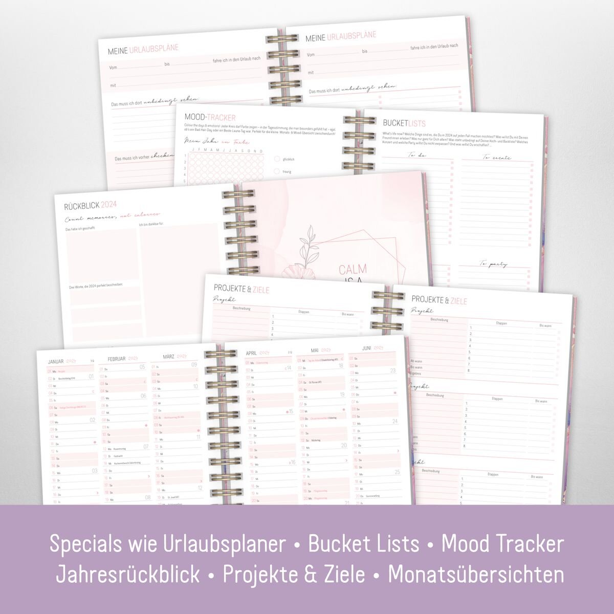 Häfft Verlag Lieblings-Timer A5, 2024, 1 Stück, 10-fach sortiert