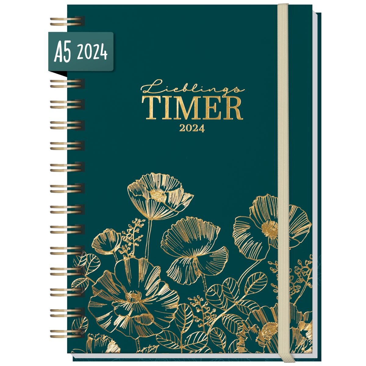 Häfft Verlag Lieblings-Timer A5, 2024, 1 Stück, 10-fach sortiert