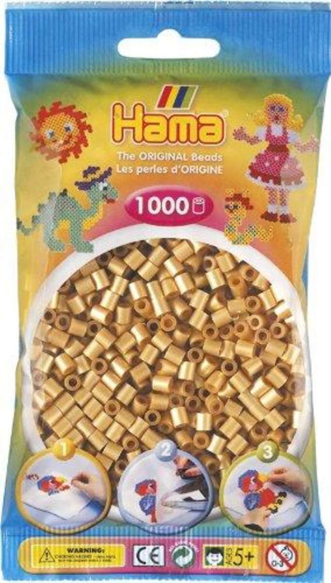 Hama Bügelperlen gold