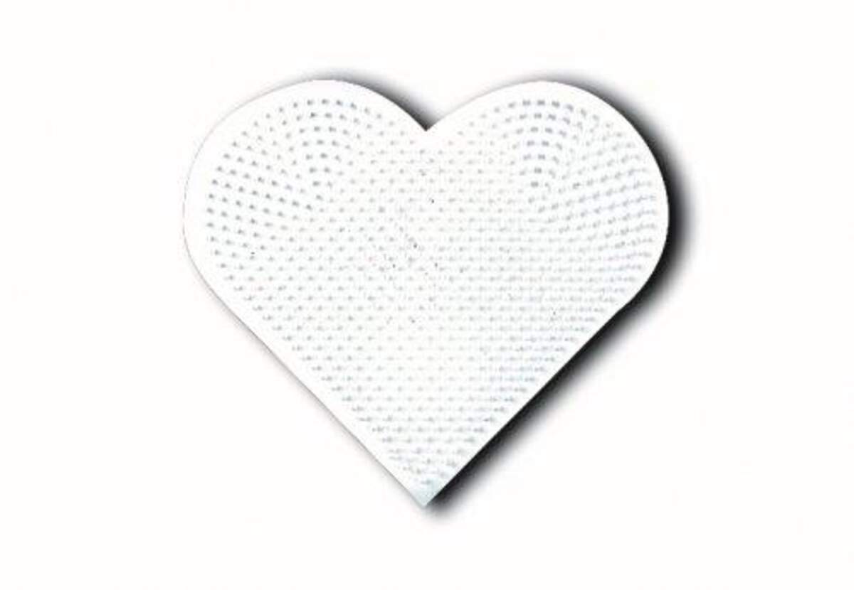 Hama Bügelperlen Platte, Herz, groß