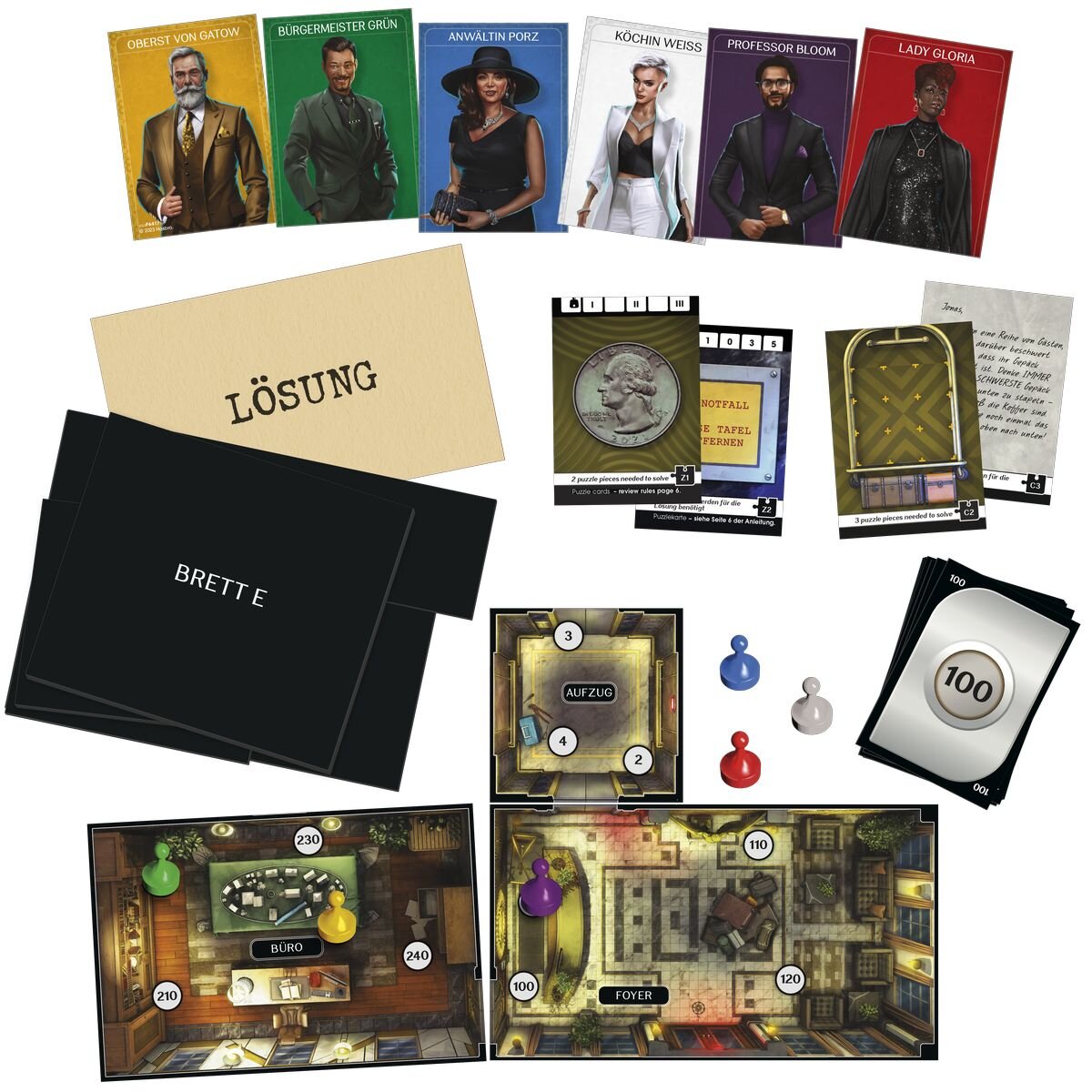 Hasbro Cluedo Escape - Erpressung im Midnight Hotel
