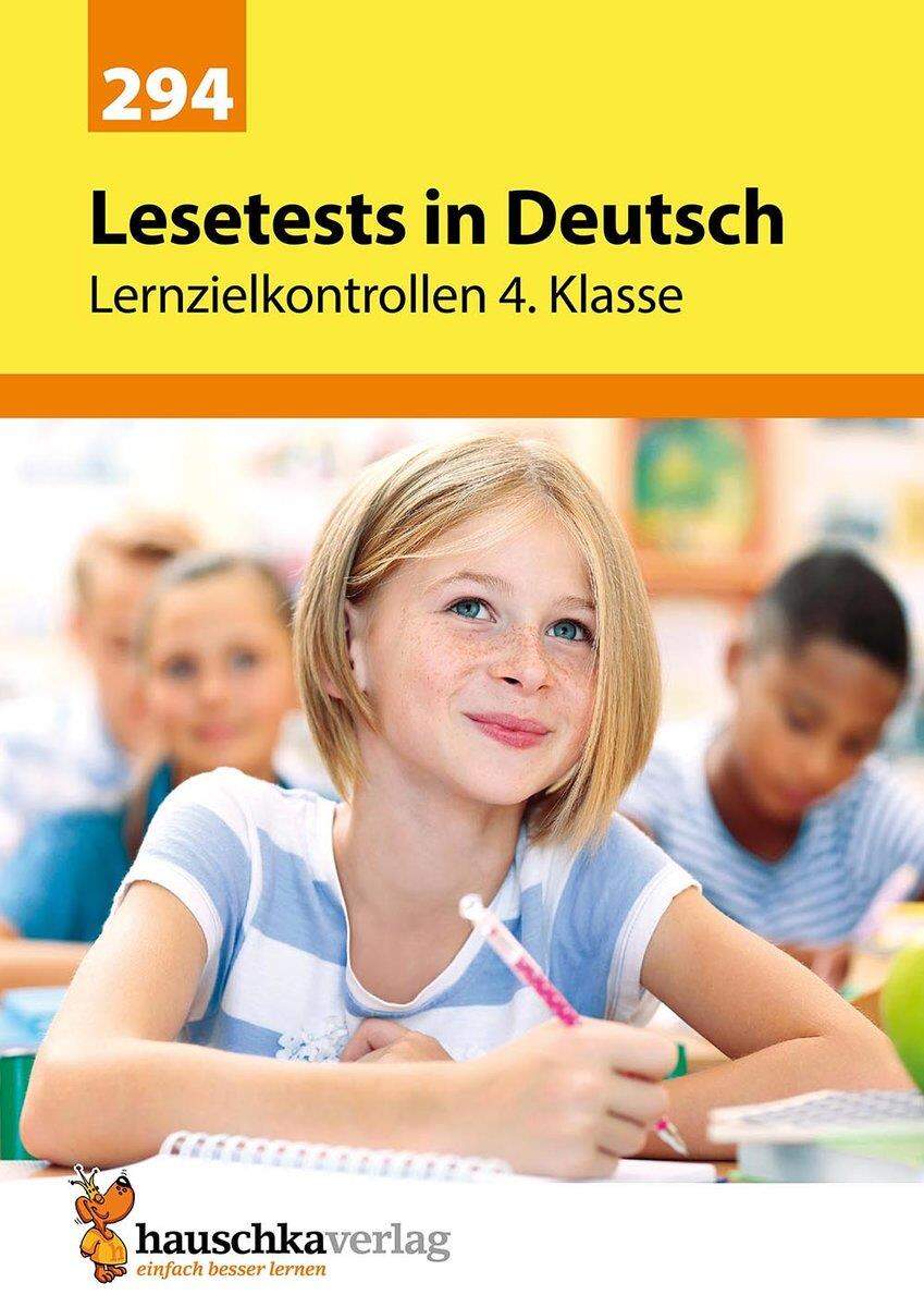 Hauschka Verlag Lesetests in Deutsch Lernzielkontrollen 4. Klasse