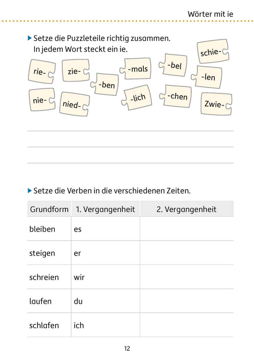 Hauschka Verlag Mein Übungsheft Rechtschreiben 4. Klasse, A5-Heft