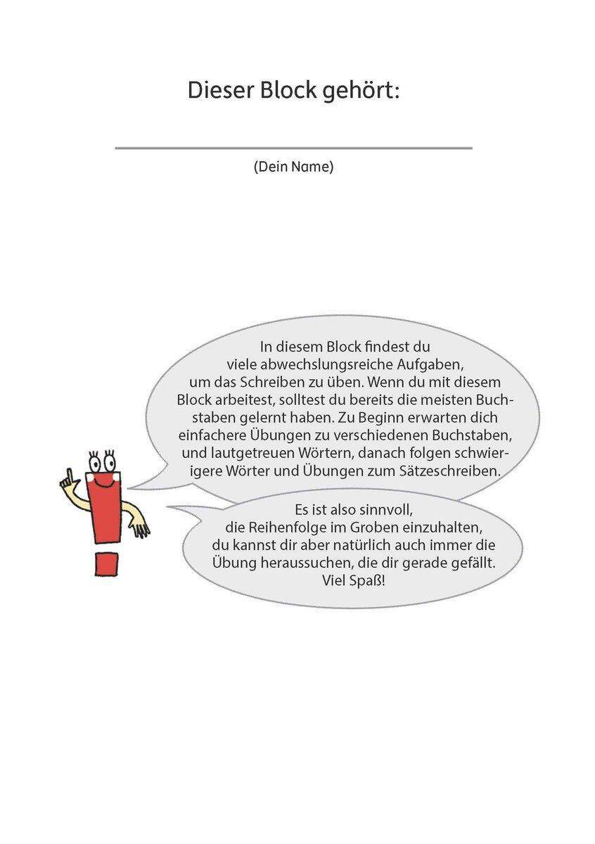 Hauschka Verlag Quer durch die 1. Klasse, Richtig schreiben - Übungsblock