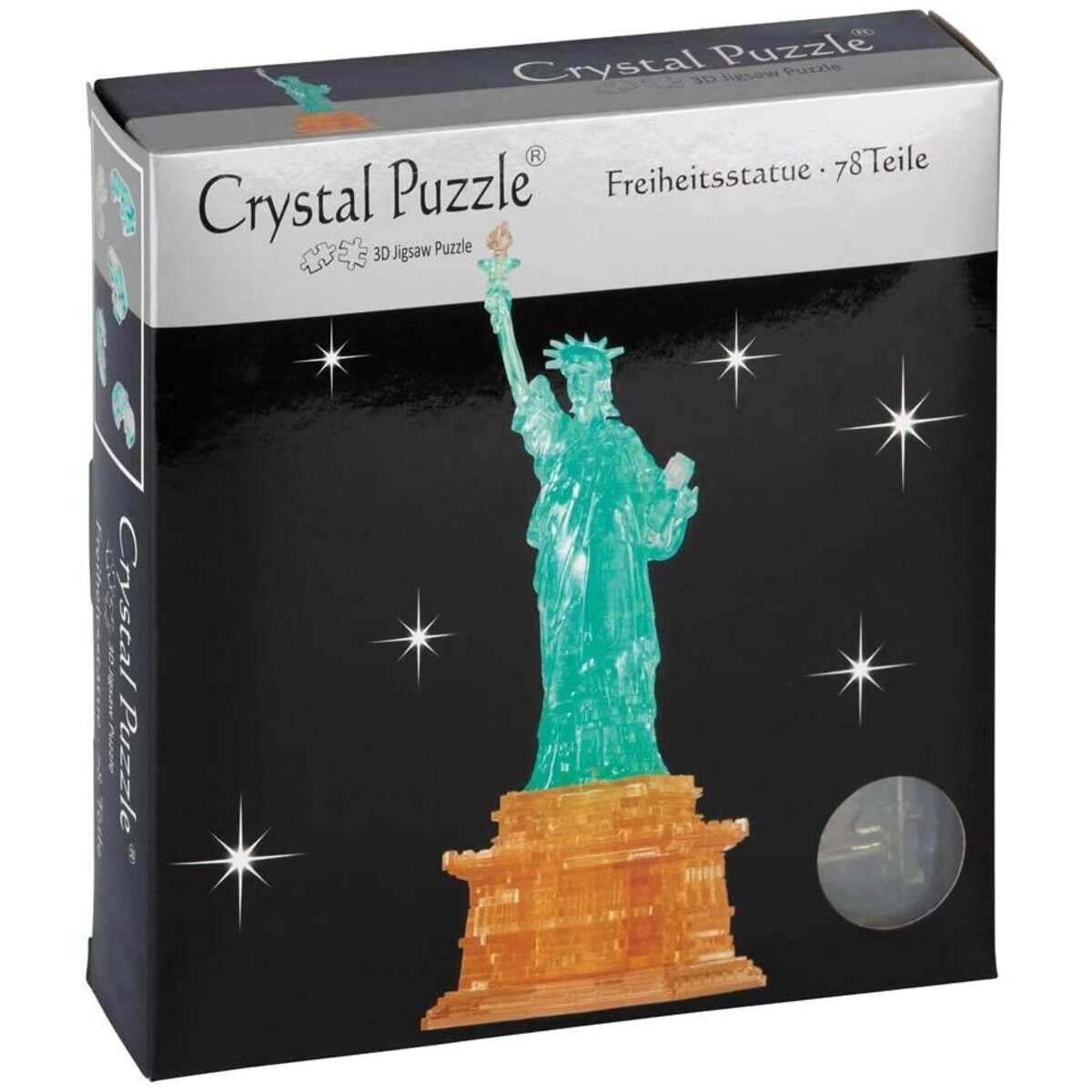 HCM Kinzel Crystal Puzzle - Freiheitsstatue, 78 Teile