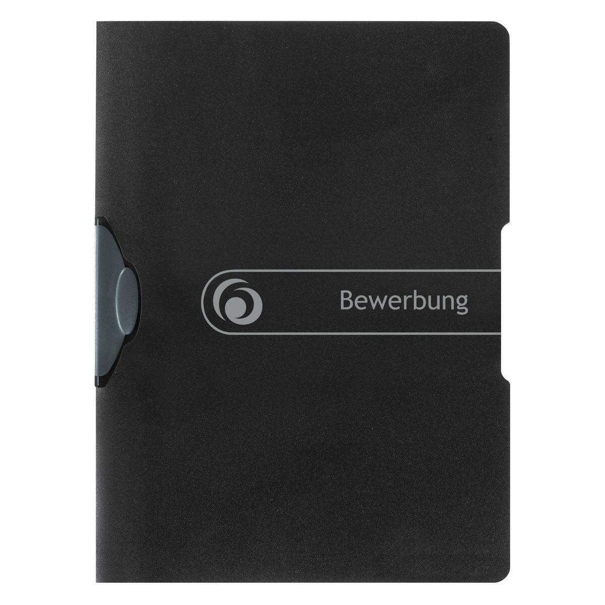 Herlitz Express Clip A4 Bewerbung PP schwarz 30 Blatt
