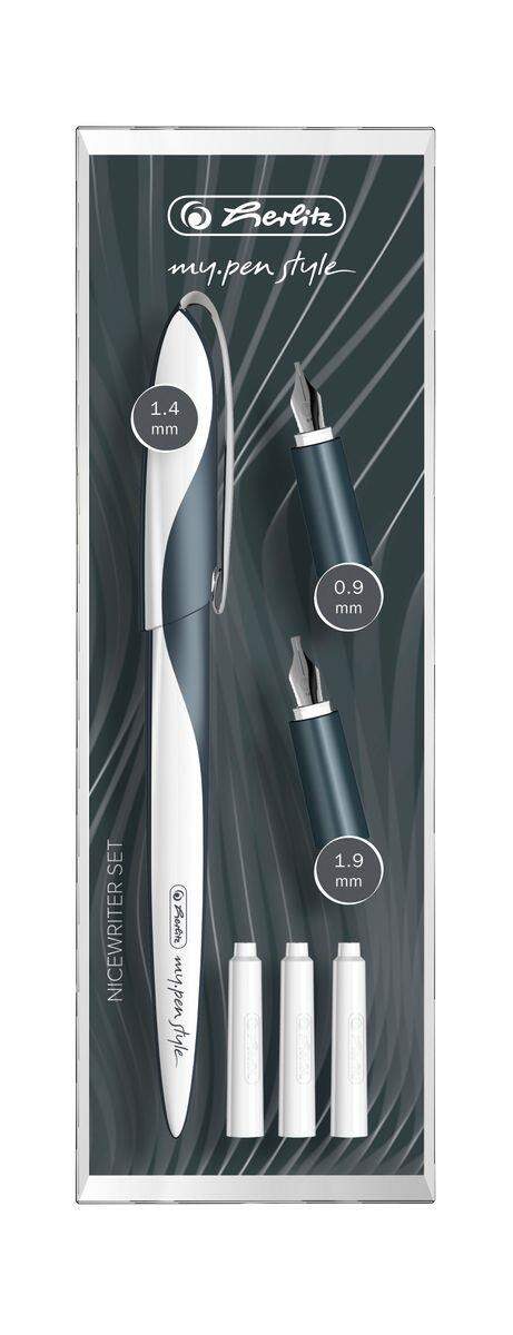 Herlitz Nicewr. Set My Pen LH&RH Dark Shale im Blister