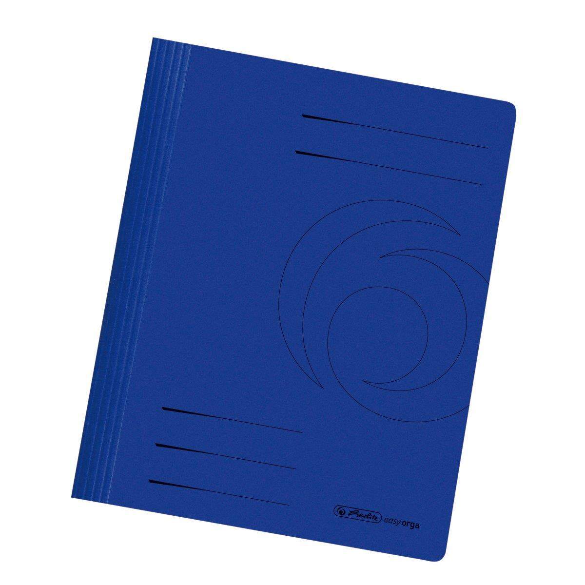 Herlitz Schnellhefter Karton A4 Intensivfarben dunkelblau