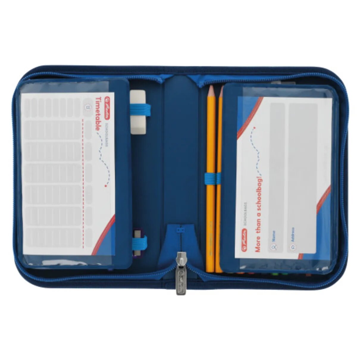 Herlitz Schüleretui Blue Shark, 31-teilig