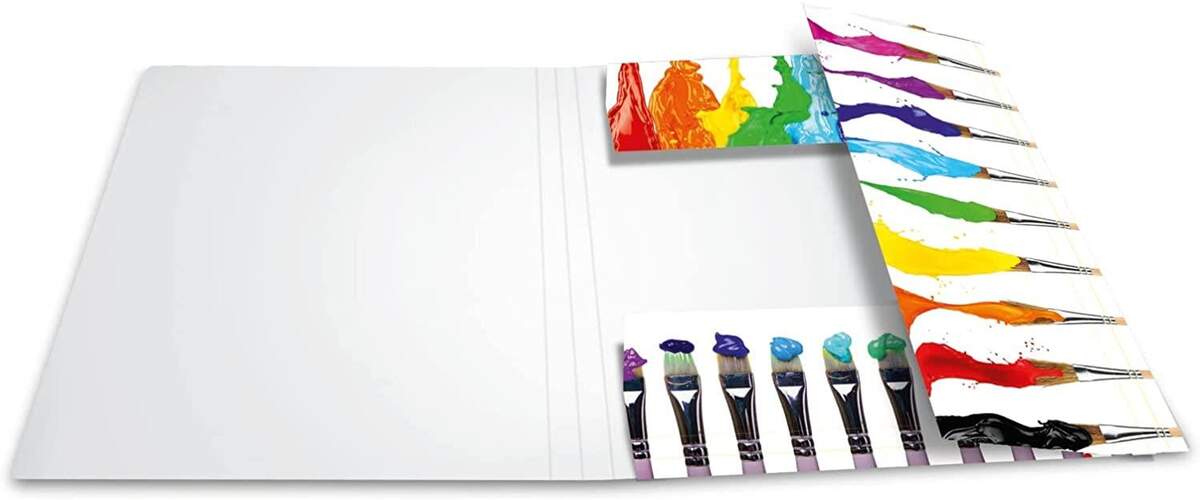 HERMA 19223 Sammelmappe DIN A4 Impressionen Farben, stabile Pappe