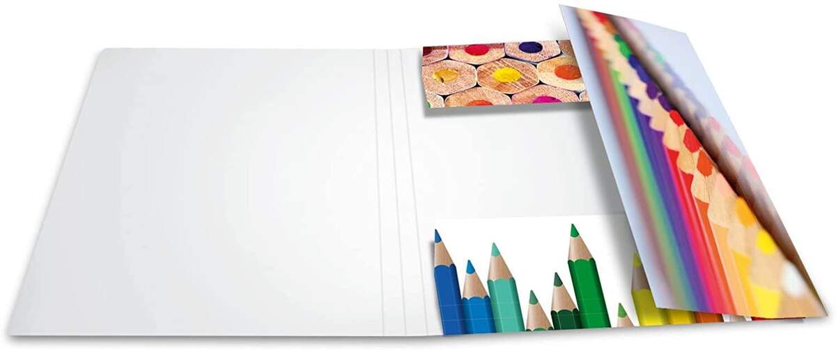HERMA 19224 Sammelmappe DIN A4 Impressionen Stifte, stabile Pappe