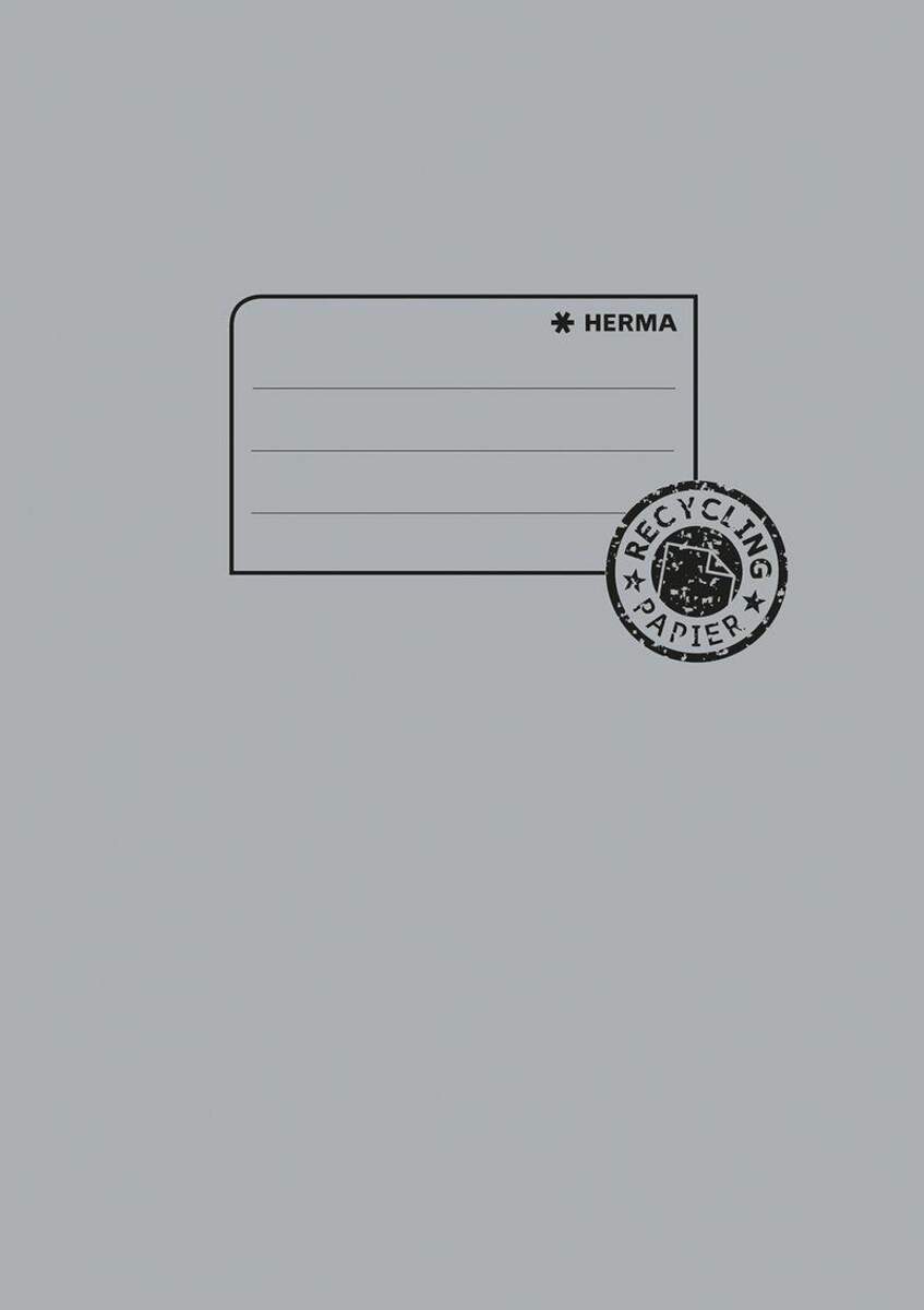 HERMA Heftschoner Papier A5 grau