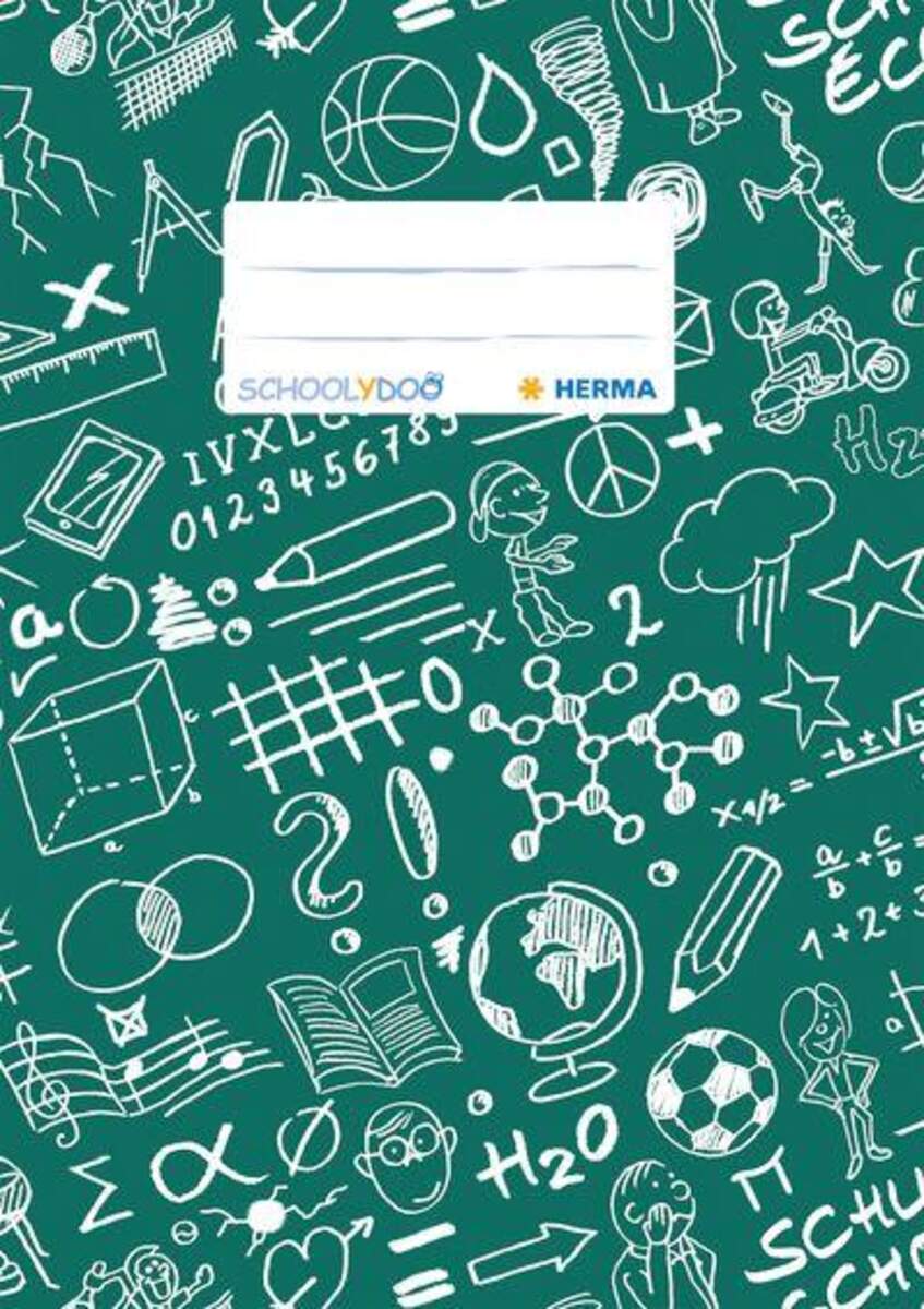 HERMA Heftschoner Schoolydoo, grün, A5