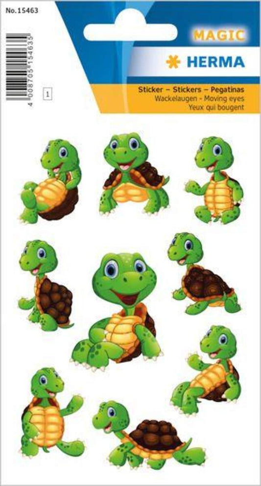 HERMA Magic Sticker Little Turtle Wackelaugen