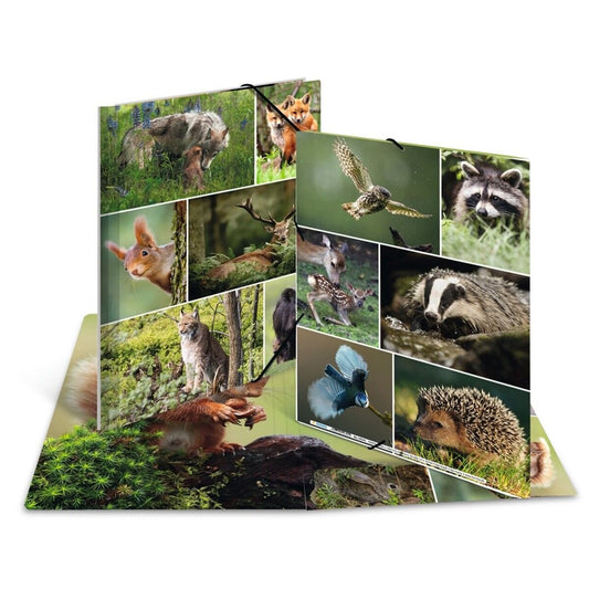 HERMA Sammelmappen A4 Karton Waldtiere