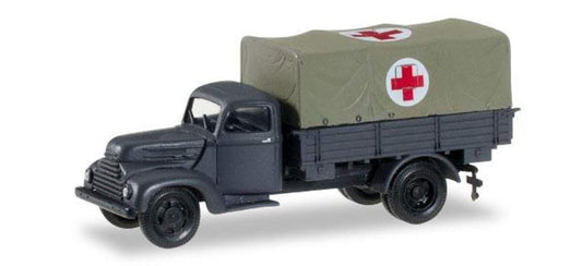 Herpa 745451 Ford Köln Planen-LKW Rotes Kreuz