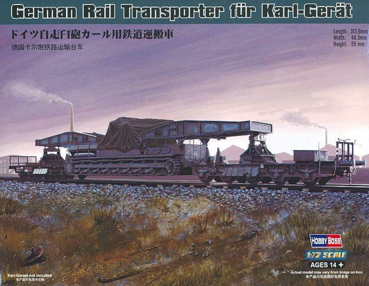 Hobby Boss Modellbaufahrzeug German Rail Transporter für Karl-Gerät