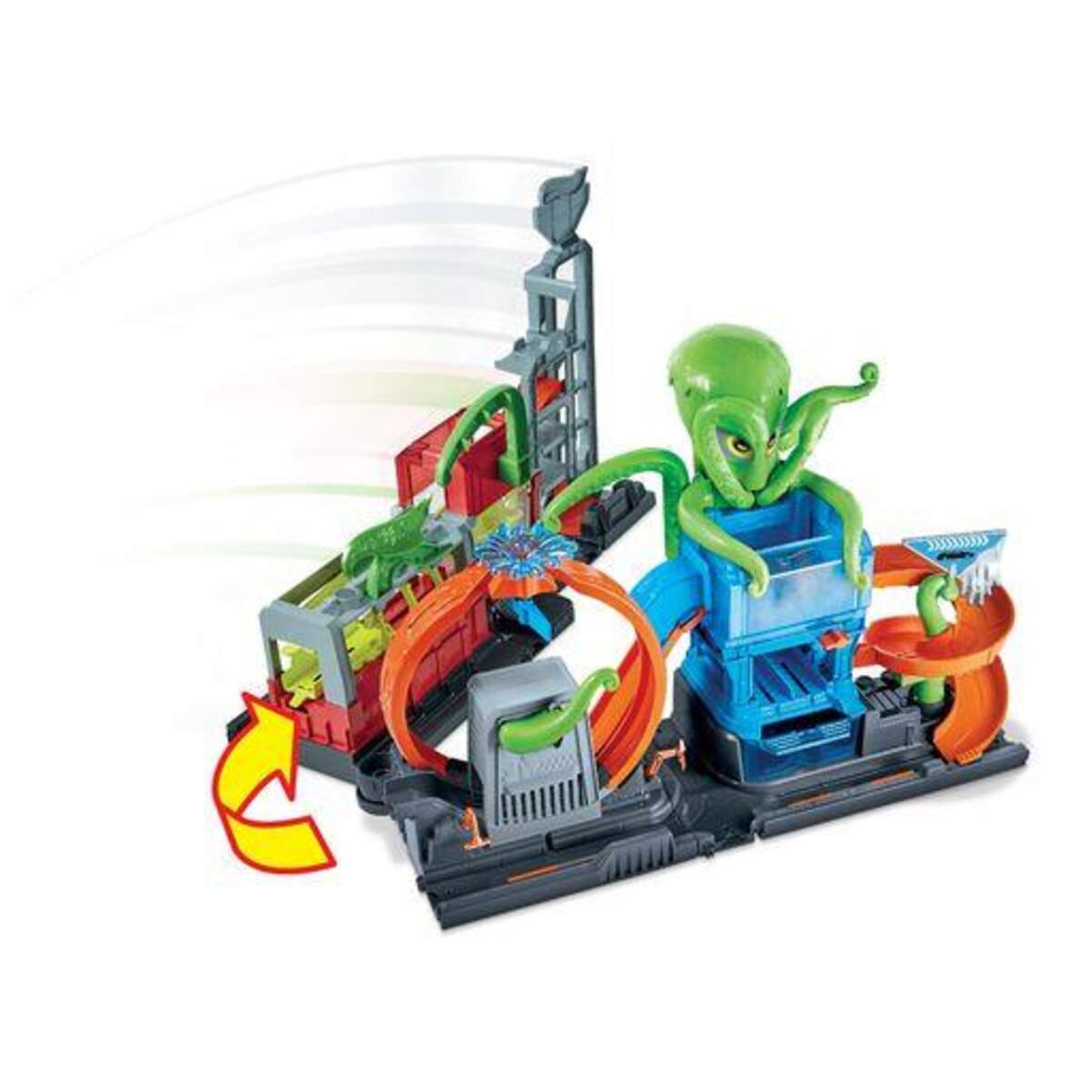 Hot Wheels Color Reveal Autowaschanlage, inkl. 1 Farbwechsel-Spielzeugauto