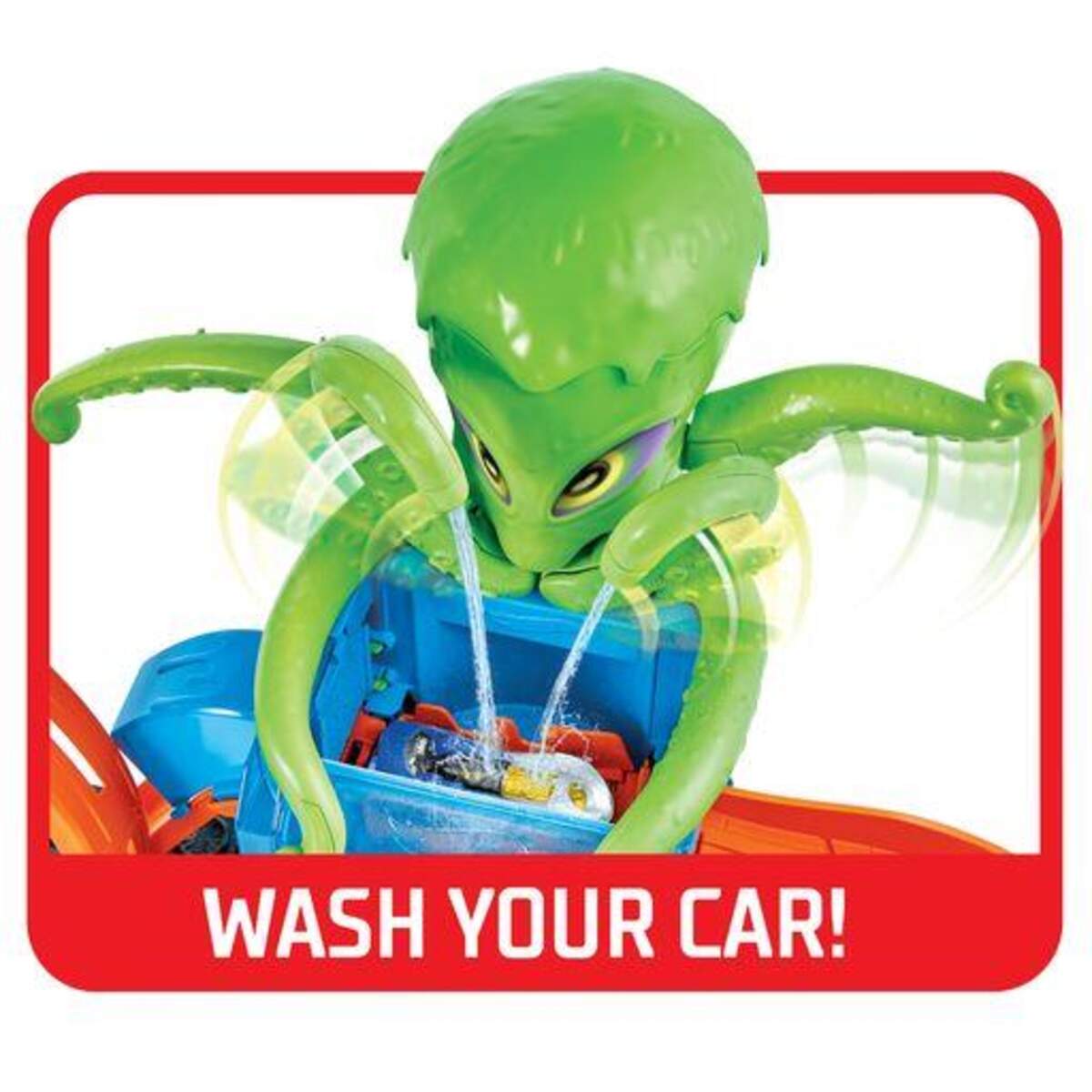 Hot Wheels Color Reveal Autowaschanlage, inkl. 1 Farbwechsel-Spielzeugauto
