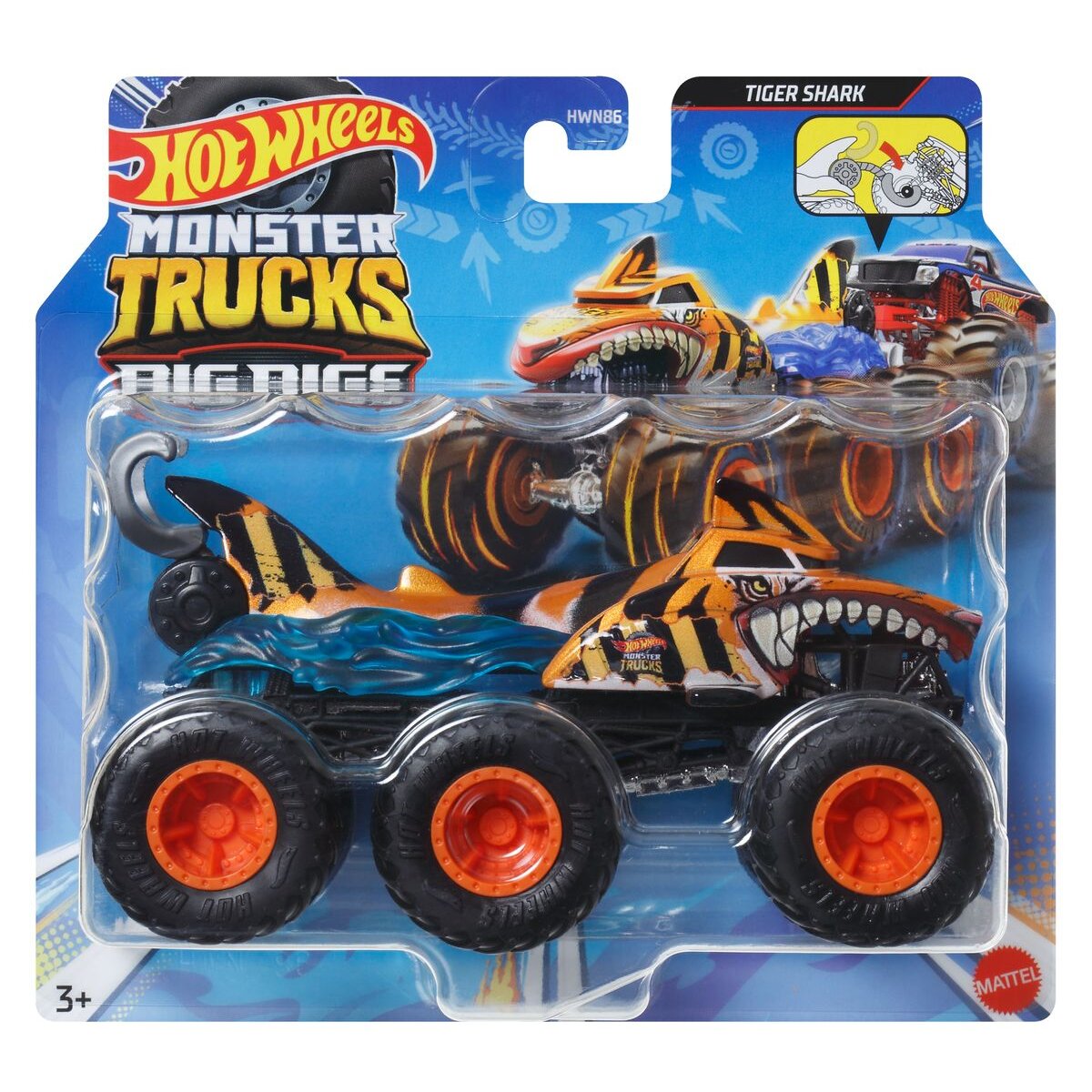 Hot Wheels Monster Trucks Big Rigs Sortiment, 1 Stück, sortiert