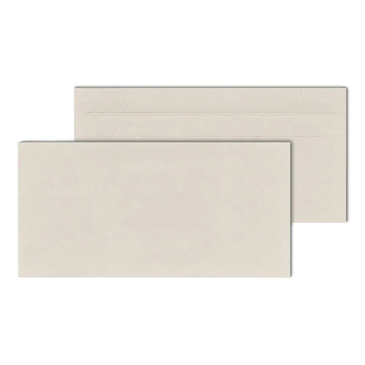 Idena 10543 Briefumschläge DIN lang recycl., 25 Stück