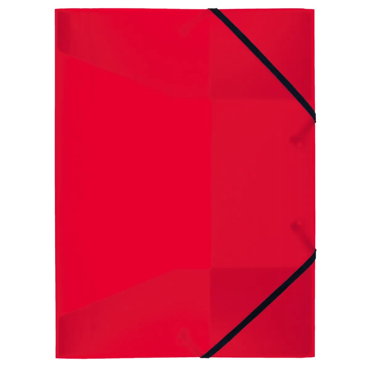 Idena Gummizugmappe, rot, A4
