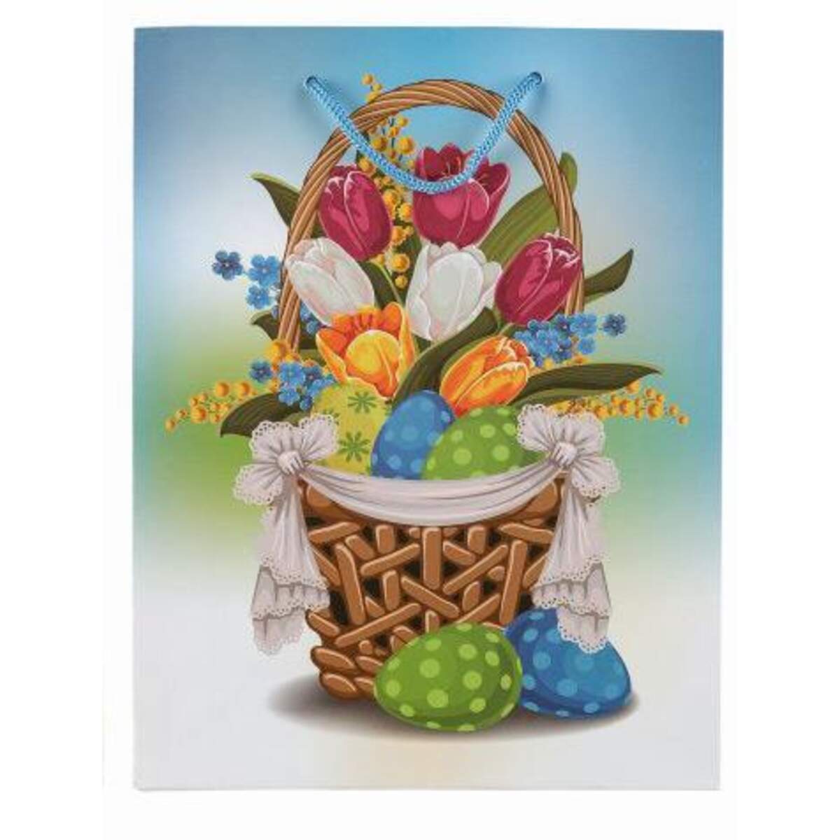 Idena Lacktasche Ostern, 18 x 23 x 8cm, sortiert