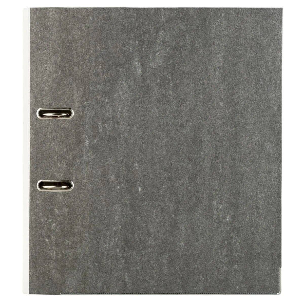 Idena 303071 Ordner Wolkenmarmor, DIN A4, Rückenbreite 5cm, weiß