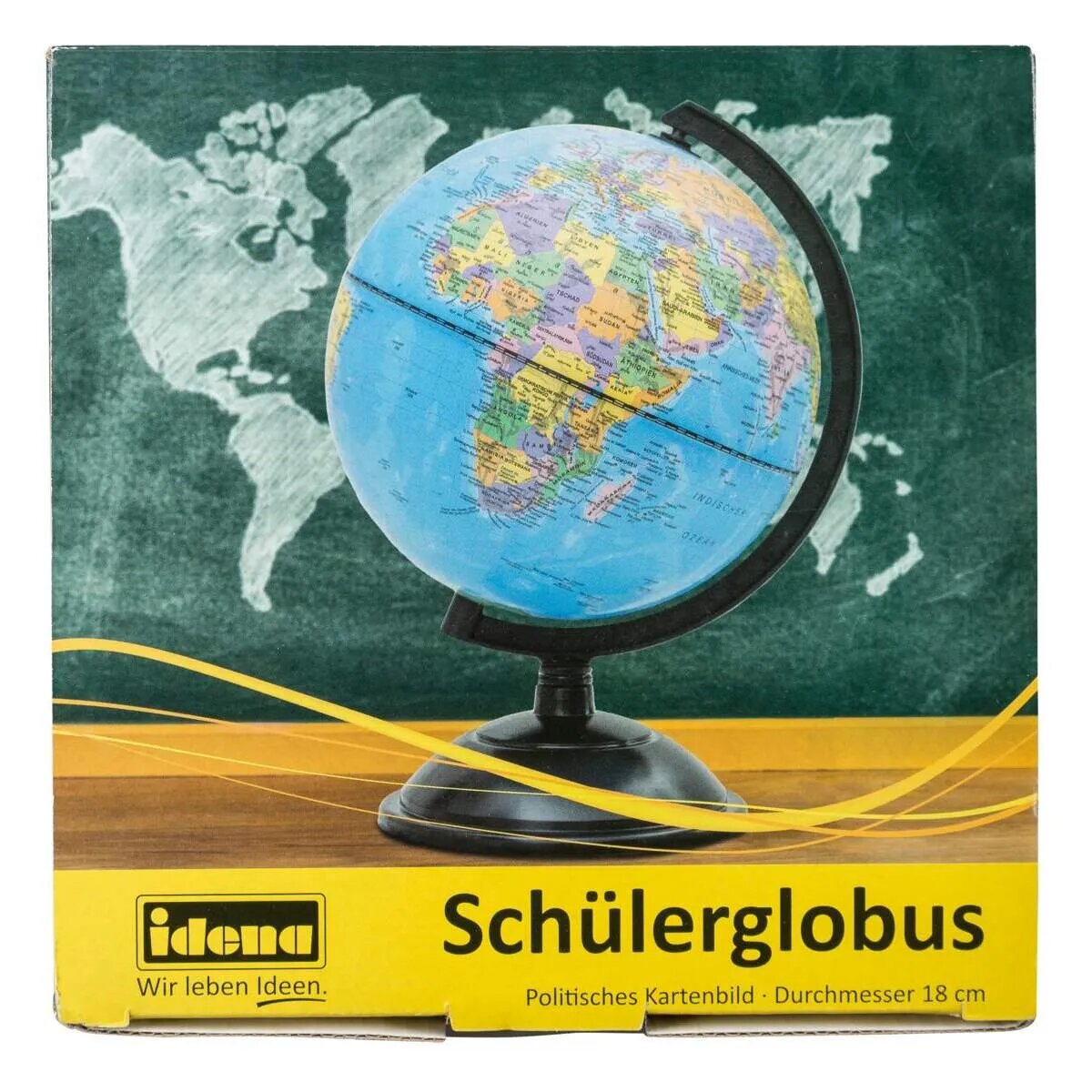 Idena Globus, Schülerglobus, Ø 18 cm, politisches Kartenbild