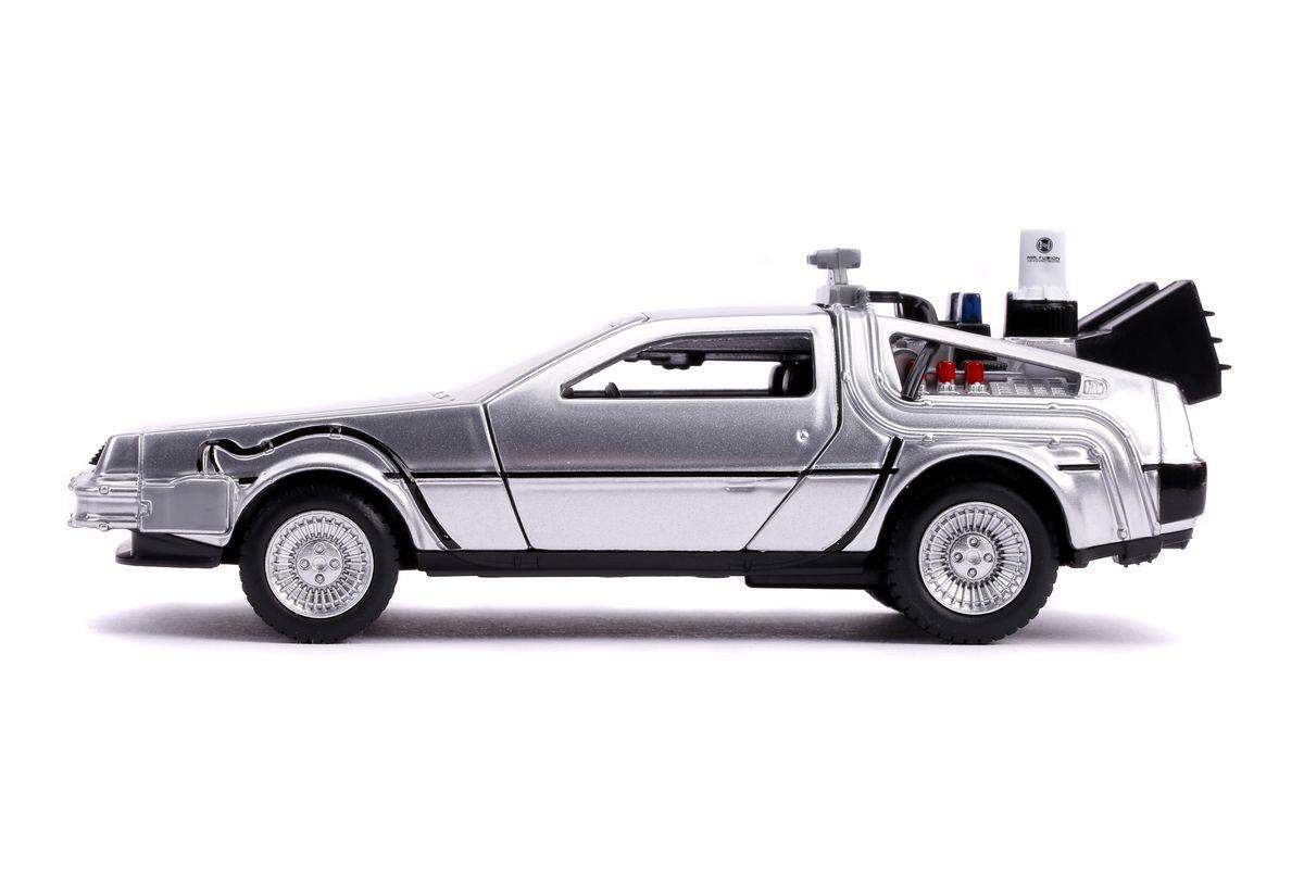 Jada Back to The Future II Fahrzeug Time Machine, Grau