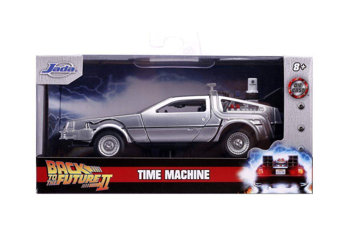 Jada Back to The Future II Fahrzeug Time Machine, Grau