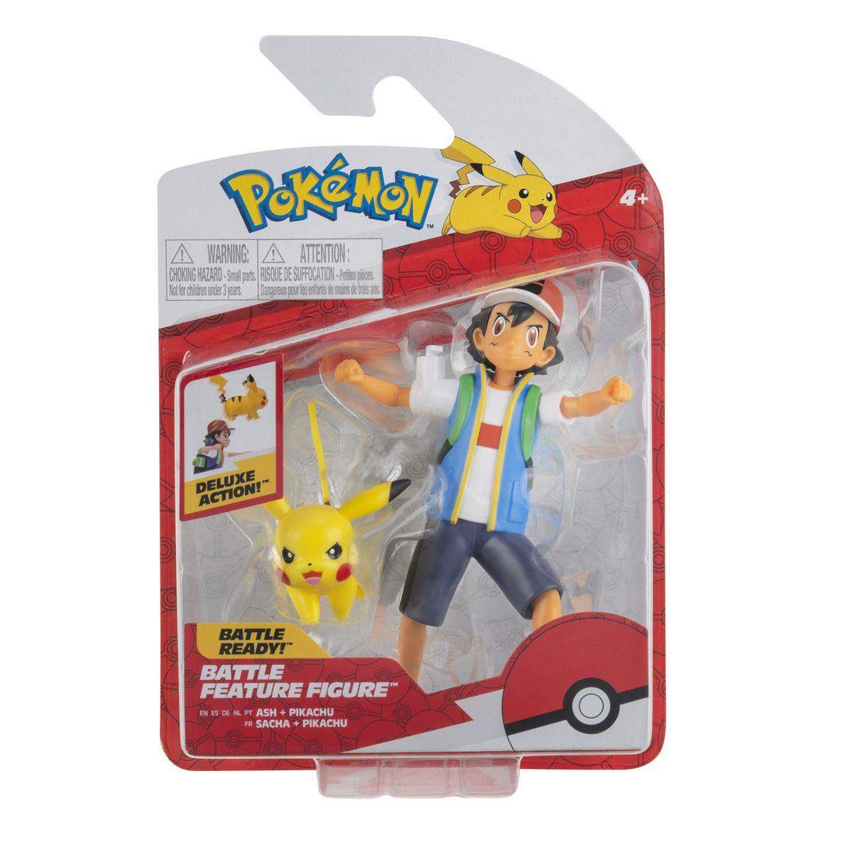 Jazwares Pokemon Battle Feature Figur, 1 Stück, 4-fach sortiert
