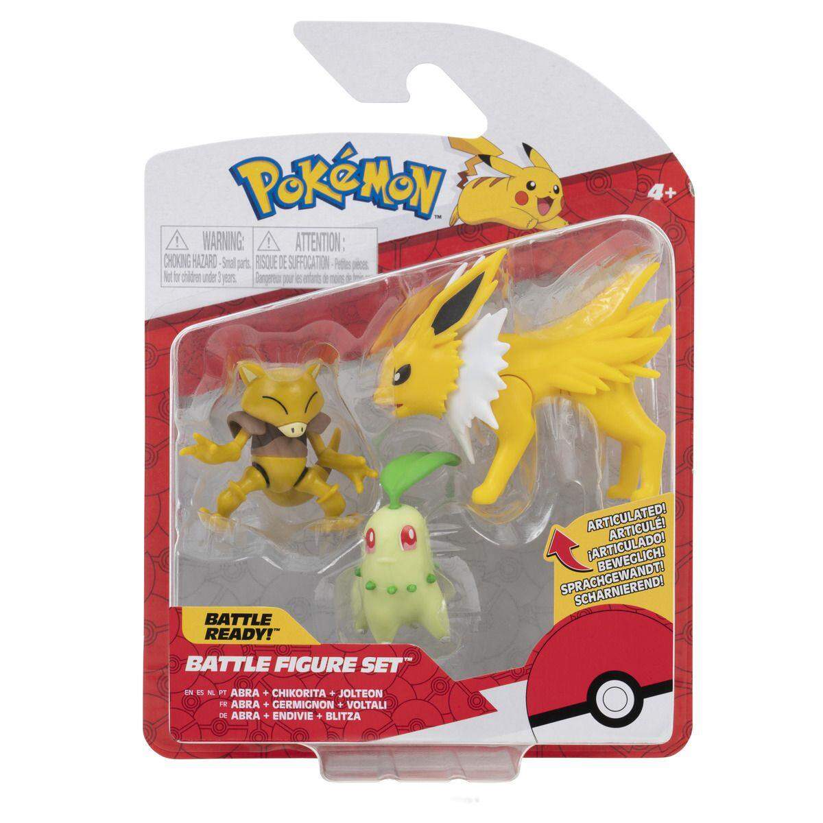 Jazwares Pokemon Battle Figurenset, 1 Packung, 7-fach sortiert