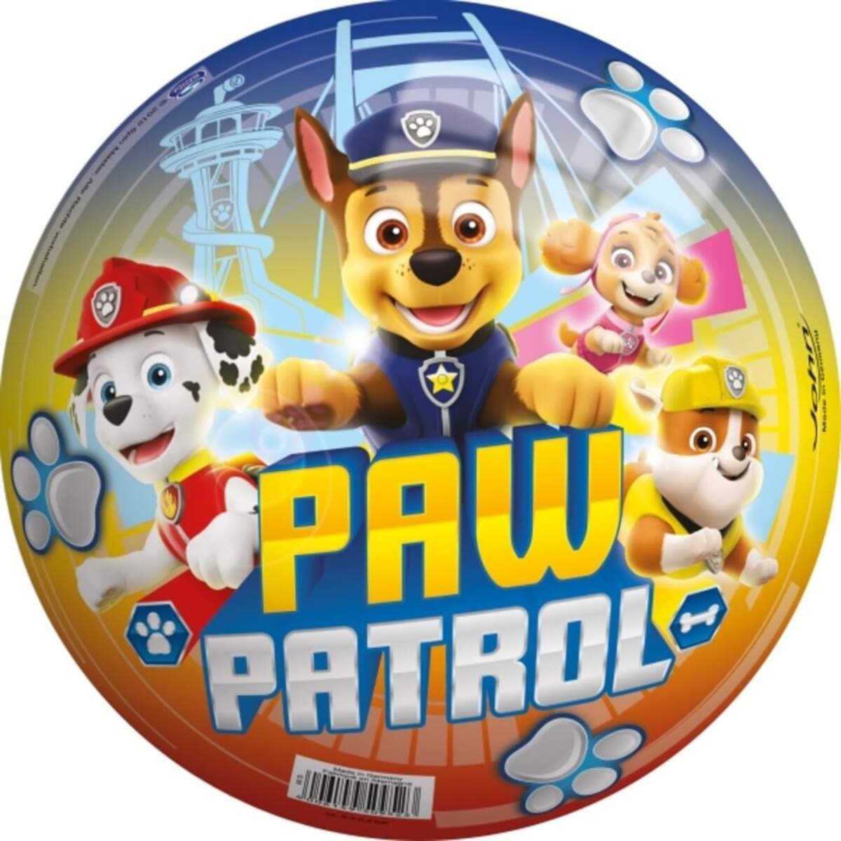 John Paw Patrol Buntball Vinyl, 23cm, sortiert