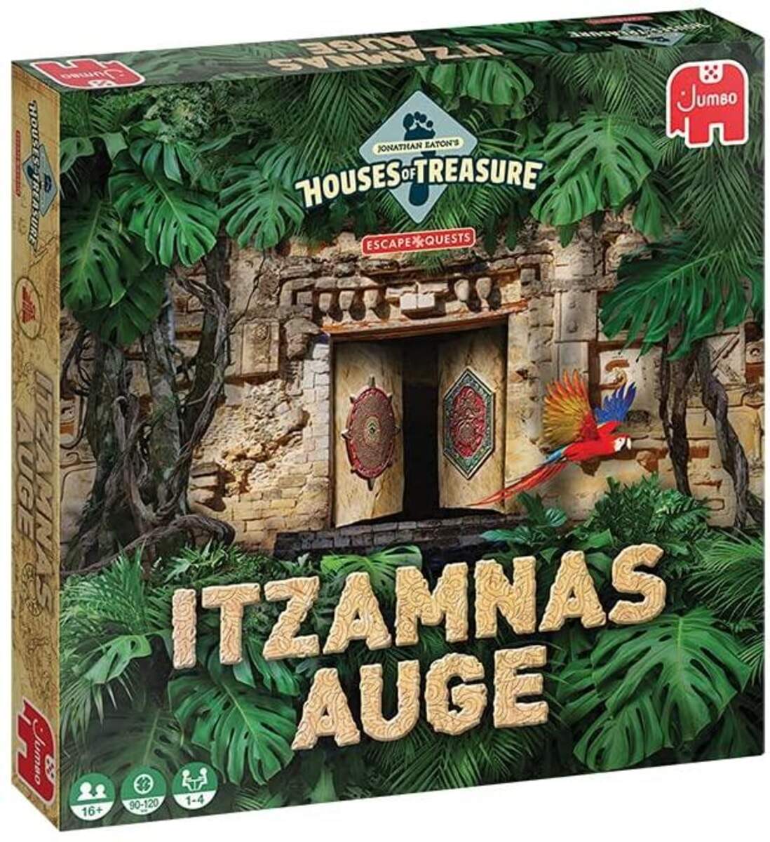 Jumbo Spiele Houses of Treasure - Escape Quest – Itzamnas Auge, Escape Room Spiel