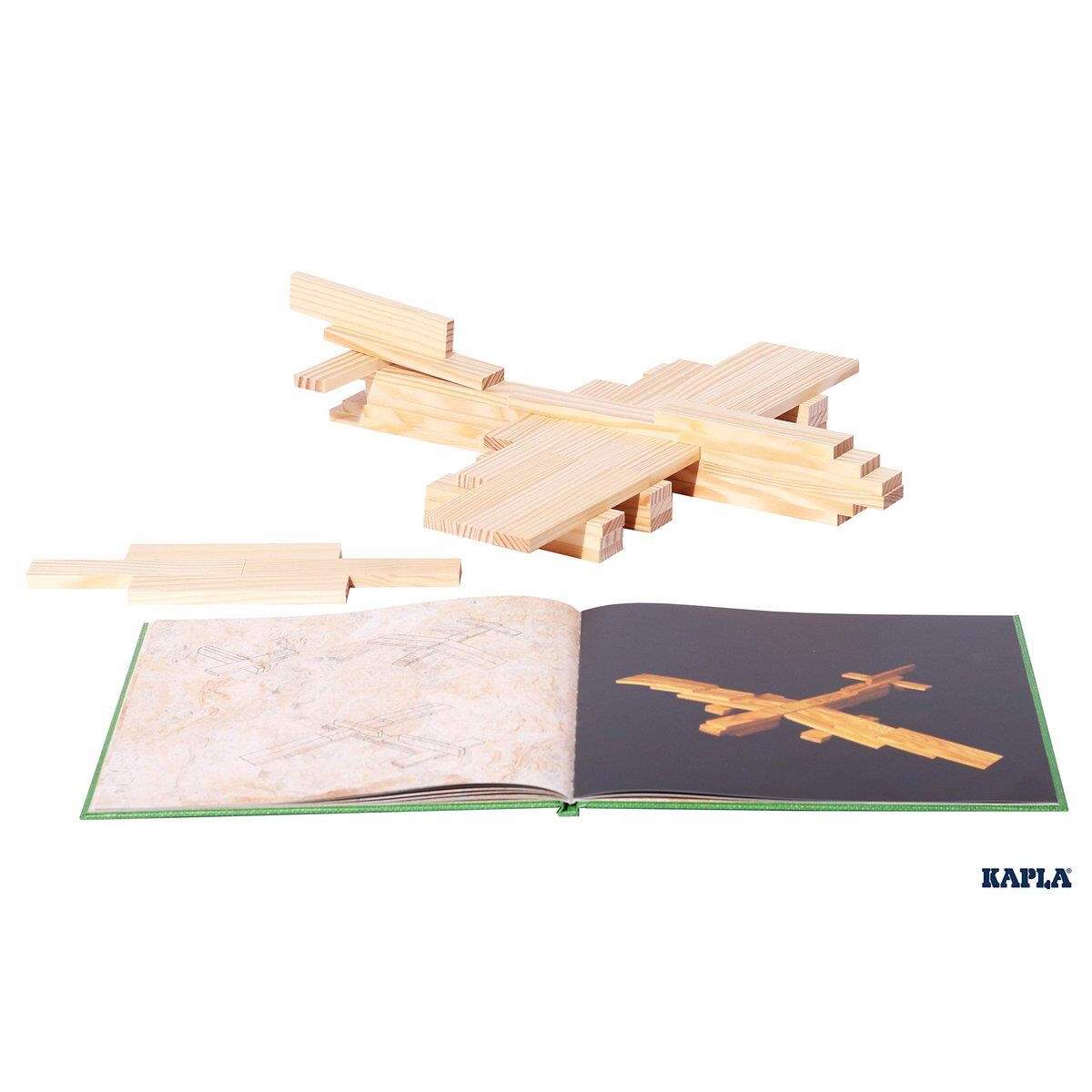 KAPLA® Buch grün Architektur und Strukturen Ab 4 Jahren